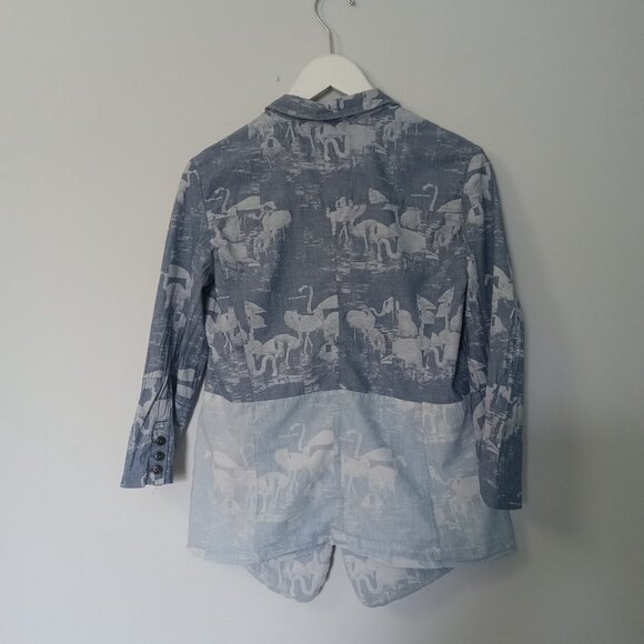 G-Star Raw ~ Cotton Print Blazer - Picture 4 of 14